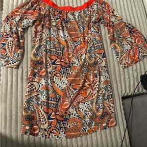 Gibson Latimer Multicolor Paisley dress